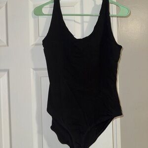 Pact Black Bodysuit One Piece Timeless Design